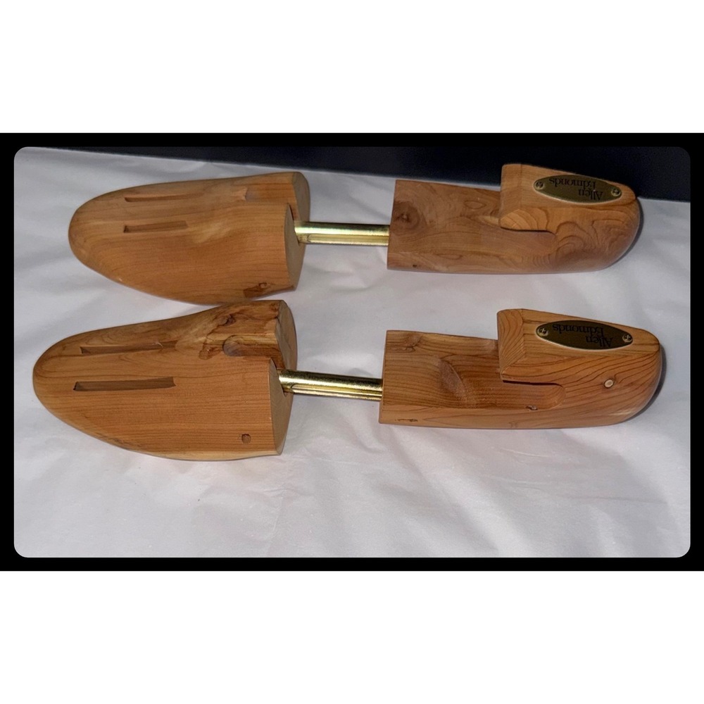 Allen Edmonds Shoe Trees Mens Brown Cedar Wood Aromatic Adjustable Care - Picture 2 of 7